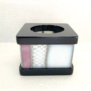Stained Glass Cotton Ball Holder Vanity